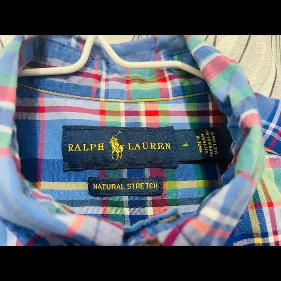 Button down for kids size 6 - Picture 2 of 2